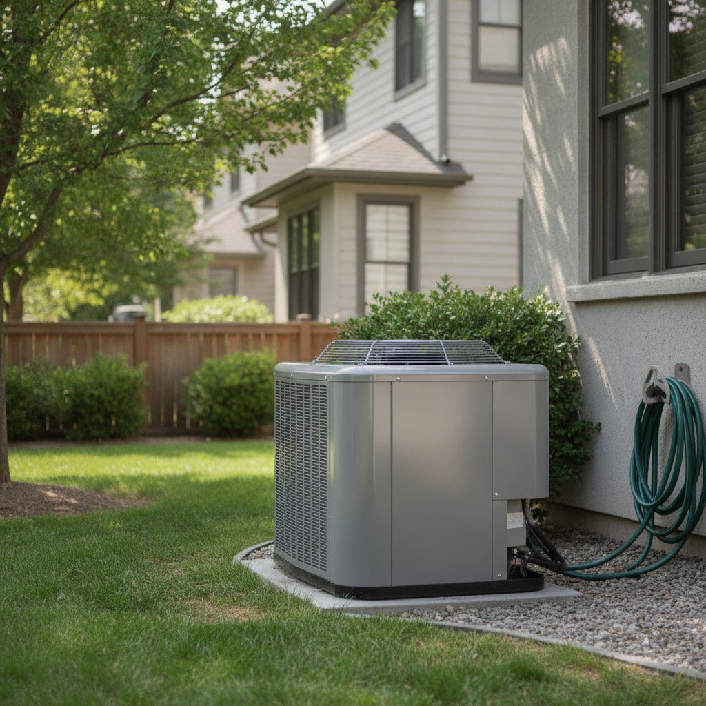 residential outdoor hvac unit - no face
