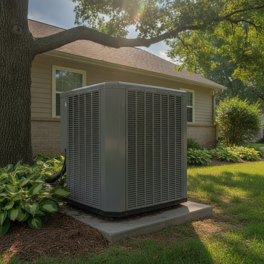 residential outdoor hvac unit - no face