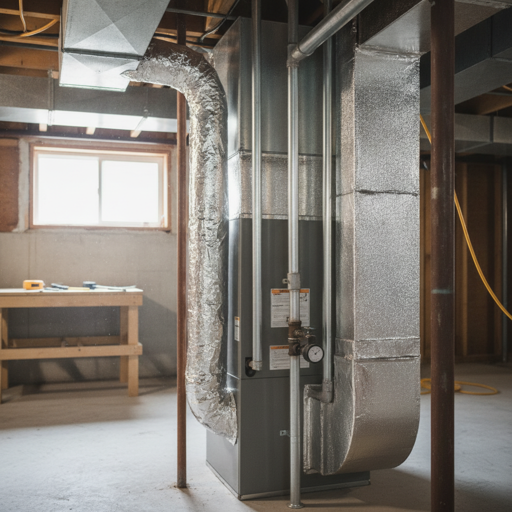 ductwork at home - no face